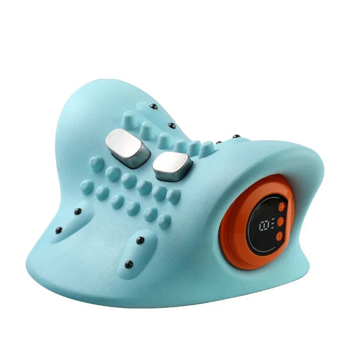 Electric Neck Shoulder Back Massage Pillow Finger Pressure Cervical Massager Home Relax Body Pain Relief Device