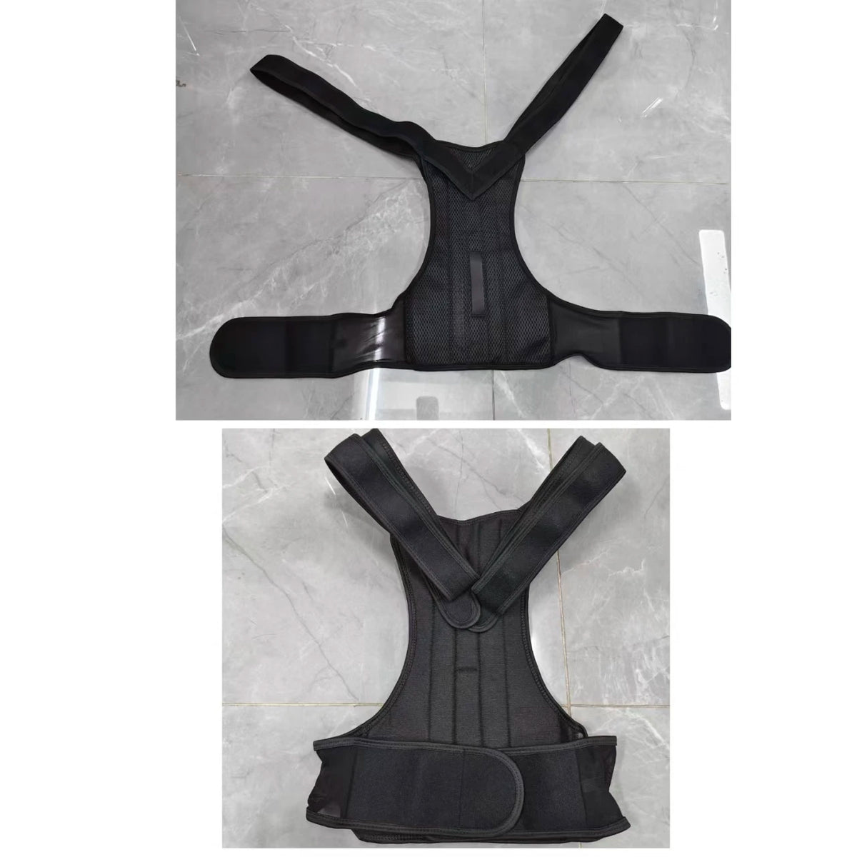 Achieve Posture with Adjustable, Breathable Polyester Posture Corrector - Universal Fit for Pain Rel