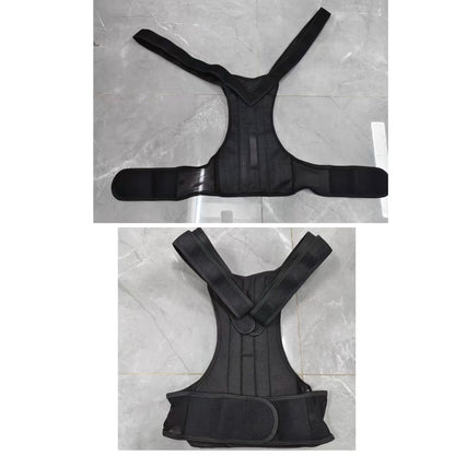 Achieve Posture with Adjustable, Breathable Polyester Posture Corrector - Universal Fit for Pain Rel